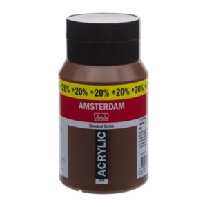 AMSTERDAM - Colore Acrilico 500 + 100 ml - Terra Ombra Bruciata 409