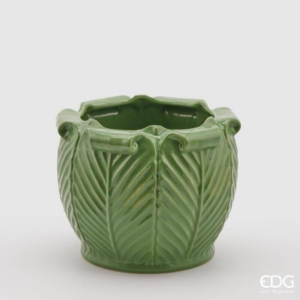 EDG - Vaso Freaky Foglie Verdi in Ceramica