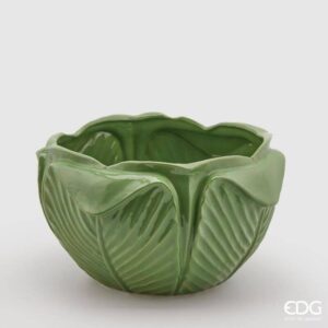 EDG - Vaso Decorativo Freaky Foglie Verde in Gres