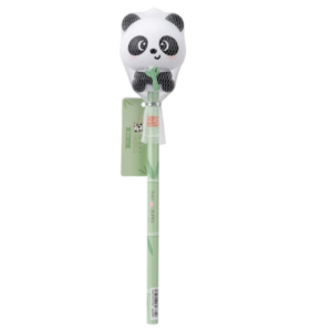 LEGAMI- Squeeze Pencil Panda Matita con Personaggio Squishy Antistress