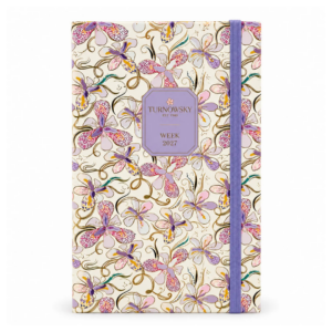 TURNOWSKY - Agenda Settimanale 2027 Large Orchidee 13x21 cm